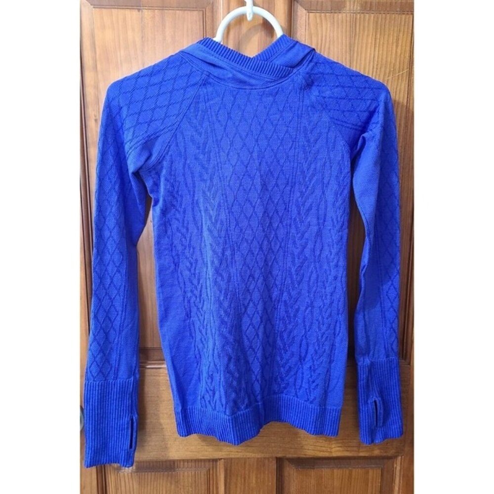 Lululemon Women's Rest Less Hoodie in Blazer Blue Pullover Size 2